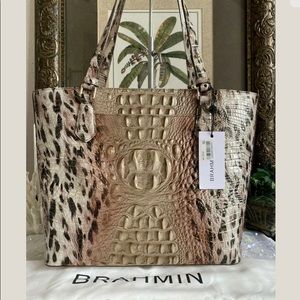 BRAHMIN PROWL OMBRE MEDIUM MISHA TOTE, NWT